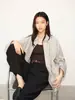 Love and Nancy Trece Líneas 2026 Otoño Estilo Coreano Algodón Puro Bolsillo de Parche Ropa de Trabajo Corte Holgado Camisa de Manga Larga para Mujer 04703