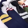 Gravata de Tricô com Cabeça Plana Distintiva Moda Gravata de Casamento Gravata de Lã Gola Estilo Britânico Fina