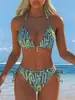 Bikini Sexy de Dos Piezas Transfronterizo Europeo y Americano Nuevo de Verano 2027 Traje de Baño de Moda para Mujer Ropa de Baño para Vacaciones en la Playa Mujer