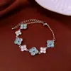 Pulseira com Pingente Redondo de Zircônia Super Brilhante Estilo Francês, Pulseira Exquisita de Luxo Leve de Alta Qualidade, Joia Feminina Fashion e Versátil