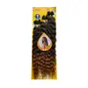Comercio exterior transfronterizo europeo, americano y africano pelucas de fibra sintética, extensiones de cabello de seda suave de alta temperatura, juego de seis piezas, directo de la fábrica de origen, superventas