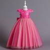 Fonte Amazon vestido infantil grande vestido meninas vestido midi vestido de gaze bufante vestido de princesa infantil