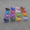 Acessórios para joias DIY acrílico tridimensional cor pônei pingente brincos chaveiro bolsa pingente acessórios material
