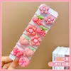 Lindo Kit de Gomas para el Cabello para Niños, Bandas para el Cabello de Bebé que No Dañan el Cabello, Cuerdas para el Cabello de Dibujos Animados para Niñas, Anillos para el Cabello del Tamaño de un Pulgar, Dulces Anillos de Toalla