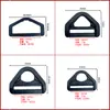 Fivela Plástica em Forma de D em Estoque do Fabricante, Fivela de Pendurar de Cinco Pontas, Fivela Semicircular em Forma de D, Fivela de Ajuste Triangular Plástica em Forma de D com Múltiplos Furos, Fivela Plástica