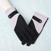 Guantes de Ciclismo Protección Solar, Guantes Deportivos de Verano para Bicicleta de Mujer, Adulto para Exterior con Dedos Descubiertos Transpirables Táctiles Empalmados