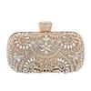 Bolso de banquete Bolso de mano para mujer Clutch de banquete de boda con incrustaciones de diamantes Bolso de maquillaje de noche para vestido de reunión anual