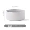 Tigela Lateral Personalizada de 5,5 polegadas Doméstica Cerâmica Fosca Padrão Vertical Tigela de Sopa Louça Tigela Profunda Fundo Plano Tigela de Arroz Escandinava