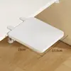 Tablero de extensión para escritorio, escritorio de oficina sin taladrar, organizador de escritorio expandible, plegable, ampliado y alargado, tablero de extensión con reposabrazos