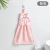 Toalla de Mano para Lechón Absorbente Sin Pelusa Colgante Pequeña Toalla Linda Toalla de Mano para Niños Coreana Coral Fleece Toalla para Lavar la Cara