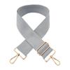Nueva correa de hombro ancha de algodón de cinco cm de color sólido, ajustable, bandolera larga, accesorios para bolso, correa decorativa con borde cruzado