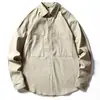 2025 Moda Outono Nova Simples Camisa de Trabalho de Manga Comprida Masculina Manga Comprida Estilo Coreano Camisa Casual Jaqueta Estilo Hong Kong