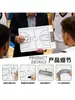 Pizarra Táctica de Baloncesto Portátil PVC Entrenador Doble Cara Escribible Borrable Juego Entrenamiento Enseñanza Pizarra Análisis Táctico