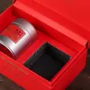 Caja de Empaque de Souvenir de Té Caja de Regalo Vacía Lata Redonda de Media Libra Té Negro de Año Nuevo Lata de Té Caja de Regalo Caja Vacía Se Puede Personalizar