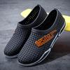 Nuevos zapatos de agujeros para hombre verano antideslizantes mayoreo transpirables casuales suela gruesa para exteriores suela suave punta cerrada Playa sandalias para hombre