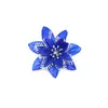 Decoração de Natal presentes flores de Natal multicoloridas Enfeites para pendurar na árvore de Natal Acessórios de decoração DIY