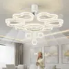 Luz de ventilador invisible para dormitorio, estilo moderno minimalista de lujo ligero, lámpara de techo de alta gama para habitación, comedor, estudio, iluminación Zhongshan