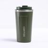 Uau Copo de Café Personalizado Novo de Aço Inoxidável Portátil para Exterior com Tampa Flip Copo para Carro Negócios Escritório Copo Isolado a Vácuo