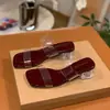 Sandalias Transparentes de Punta Abierta para Mujer 2026 Verano Nuevo Estilo Zapatos de Mujer para Uso en Exteriores Mules Estilo Hada para Combinar con Faldas