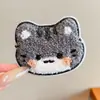 Pinzas para el pelo de dibujos animados con velcro para niñas, Pegatinas para cabello suelto en la parte posterior de la cabeza, Pinzas para el pelo de animales lindos para niñas, Accesorios para el cabello