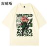 Comércio exterior transfronteiriço eBay americano manga curta T-shirt verão lavado algodão maré marca solta retro meia manga jaqueta atacado