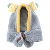 Bufanda infantil de otoño e invierno, gorro todo en uno con bonita fruta de dibujos animados, gorro Lei Feng, gorro grueso y cálido con protección para los oídos para bebés.