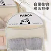 Bolsa de pendurar com grade de panda artefato de armazenamento de roupas íntimas e meias casa de aluguel dormitório doméstico interior do guarda-roupa bolsa de armazenamento de meias