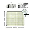 Esterilla de Playa Impermeable Plegable Extra Grande para Exteriores, Esterilla de Picnic para Acampar, Esterilla Impermeable a la Humedad, Esterilla de Picnic Ultrasónica con Película de Aluminio Engrosada