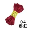 Fio de Nó Chinês de Poliéster 5 Fios 7 Fios Corda Trançada Fio para Joias Feito à Mão DIY 2,5mm 20 jardas/laço