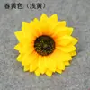 Fábrica fornece flores artificiais para cenas de festival da colheita, cabeças de girassol multicoloridas, decorações de flores de girassol para adereços de fotografia