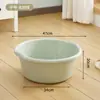 Lavabo de plástico, Lavabo grande profundo para ropa, Tina extragrande para pediluvio, Lavabo para bebé engrosado y alto
