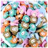 Parche de Accesorios de Resina de Dibujos Animados para Bricolaje, Pegamento en Crema, Paquete de Materiales para Fundas de Teléfono Móvil y Joyería, Pato de Goma Mixto, Pinza para el Cabello Infantil
