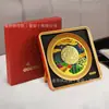 Adornos Tridimensionales de Lámina de Oro Puro 999, Pinturas Decorativas para el Hogar, Regalos Promocionales, Recuerdos, Regalos Artesanales de Pintura con Lámina de Oro