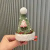 Pinza para el pelo de sombrero pequeño de Navidad, lindos cuernos, copo de nieve, accesorios para el pelo, tocado de pinza para el pelo festivo de Navidad 2025