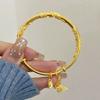 Pulsera Popular Floral de Plata Pura para Mujer, Sencilla y de Moda, Pulsera Ajustable Chapada en Plata, Brazalete de Plata, Venta al por Mayor desde la Fábrica de Origen