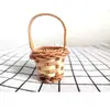 En stock Canasta de Bambú Extra Pequeña Juguete Accesorios Mini Pequeña Canasta Tejida Cesta de Flores Otra Guangdong