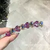 Pinzas para el cabello de pedrería brillante de lujo estilo coreano Dongdaemun Primavera 2026 para mujer, Colección de accesorios para el cabello de la frente