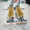 Fabricante de Limpador de Correia Transportadora Elétrica para Usina de Energia, Cimento, com Escova de Rolos Elétrica, Correia Industrial Personalizada Transfronteiriço