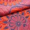 Tela jacquard de poliéster clásica teñida en hilo de nuevo estilo con cinco adornos florales para cheongsams, vestidos de mujer estilo chino, trajes de actuación y faldas