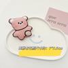 Tecido de pelúcia dos desenhos animados boneca urso broche urso urso mochila acessórios cachecol meias cocar acessórios decoração DIY