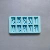 09 Molde de silicona Chocolate Digital 455 molde para pastel pudín postre molde para jabón utensilios para hornear Azul