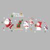 Nuevas decoraciones de vidrio navideñas XH6293 para puertas y ventanas diseño de escena para escaparates pegatinas de pared