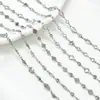 Cadenas de carillón de viento con cuentas mixtas, cadenas de varilla plana, pedrería, perlas, mariposas, estrellas, cadenas de borlas, cadenas colgantes, accesorios de bricolaje