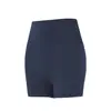 Shorts de Yoga Transfronteiriços de Cintura Alta com Efeito Pêssego, Justos, para Corrida e Treino, Roupa Externa, Calças Esportivas de Três Pontos, Shorts de Fitness