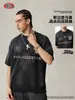 Camiseta de Hombre Be 2026 Verano Moderna Estilo Americano Peso Pesado Manga Corta Vintage Retro Lavada Estampada.