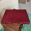Caja de Madera Rectangular Retro Tapa abatible Almacenamiento de Escritorio Álbum de Fotos Caja de Madera Caja de Embalaje Delgada Papel A4 Venta Directa de Fábrica