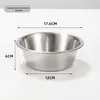 Amazon transfronterizo acero inoxidable gato perro mascota tazón gato tazón perro cuenco agua potable alimentación gran capacidad tazón alimentación comida