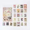 Série Museu Filatélico Momo Pacote de Adesivos para Carimbos Adesivos Decorativos DIY para Diário Retro de Plantas 6 Designs para Escolher