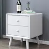 Mesita de noche nórdica, madera maciza, dormitorio, minimalista moderno, mueble pequeño, mueble de almacenamiento, mesita de noche, mueble de almacenamiento simple, organización