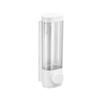 Dispensador de jabón de pared sin perforaciones para hotel, tres cabezales de presión, caja de líquido expuesto para baño doméstico, lavado de manos, cuidado del cabello